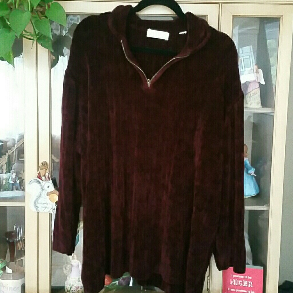 3X  Chenille Lord & Taylor sweater